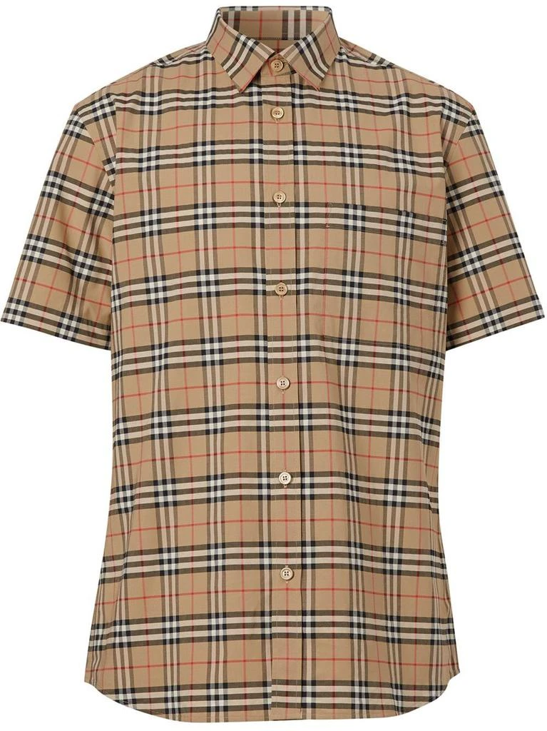 商品Burberry|Check shirt,价格¥2459,第1张图片