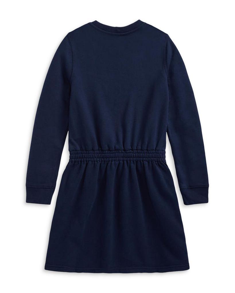 商品Ralph Lauren|Girls' Polo Bear Fleece Dress - Little Kid, Big Kid,价格¥552-¥585,第4张图片详细描述