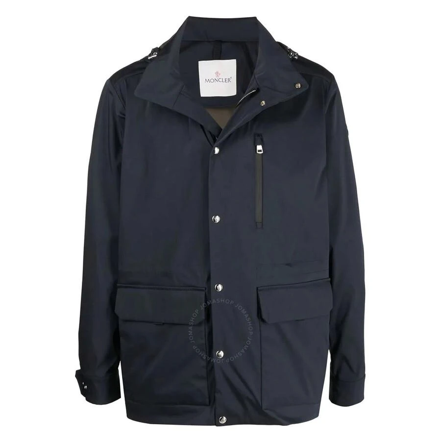 商品Moncler|Men's Navy Huchette Hooded Jacket,价格¥4121,第1张图片