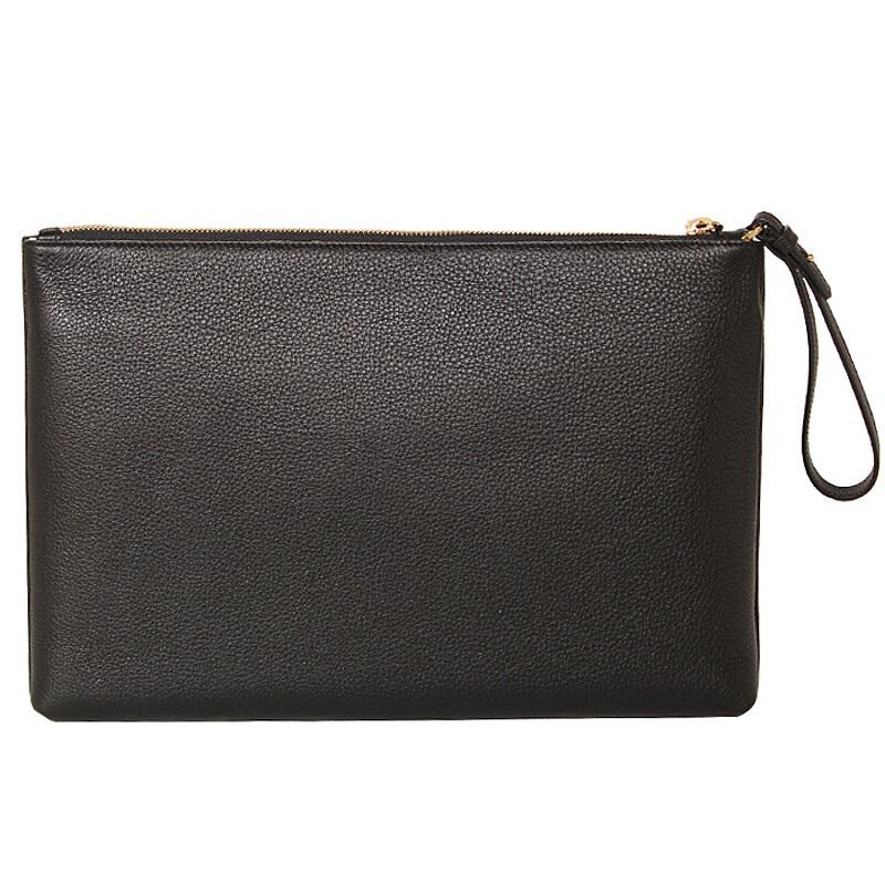 NEW Bally Mhayla Ladies 6232361 Black Leather Clutch Bag MSRP商品第2张图片规格展示