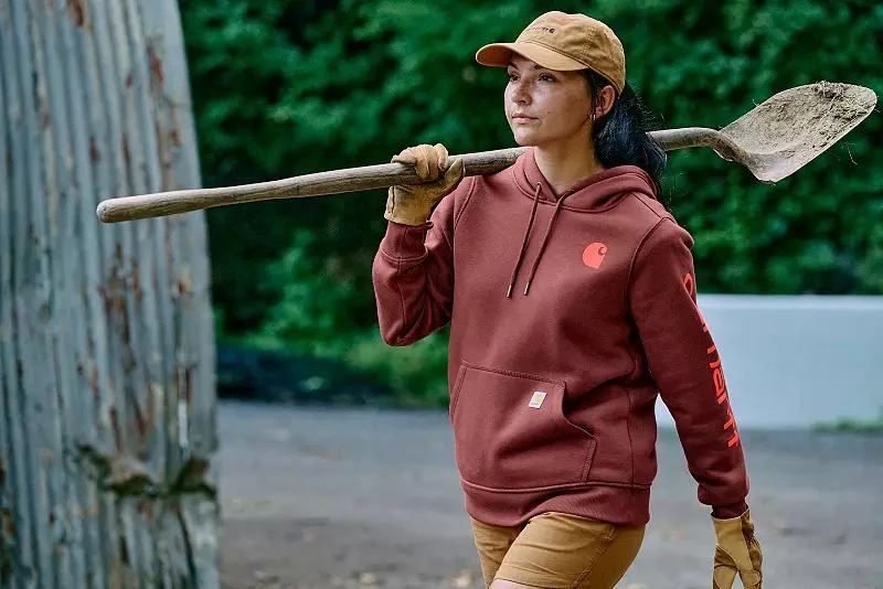 商品Carhartt|Carhartt Women's Clarksburg Graphic Sleeve Hoodie,价格¥450,第5张图片详细描述