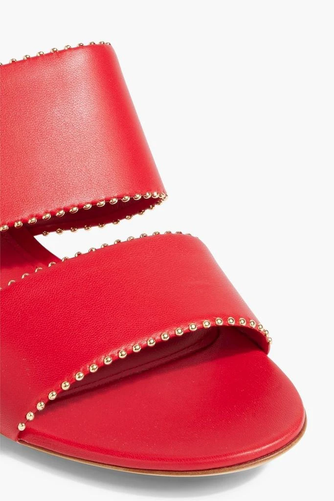 商品Salvatore Ferragamo|Studded leather mules,价格¥2651,第4张图片详细描述