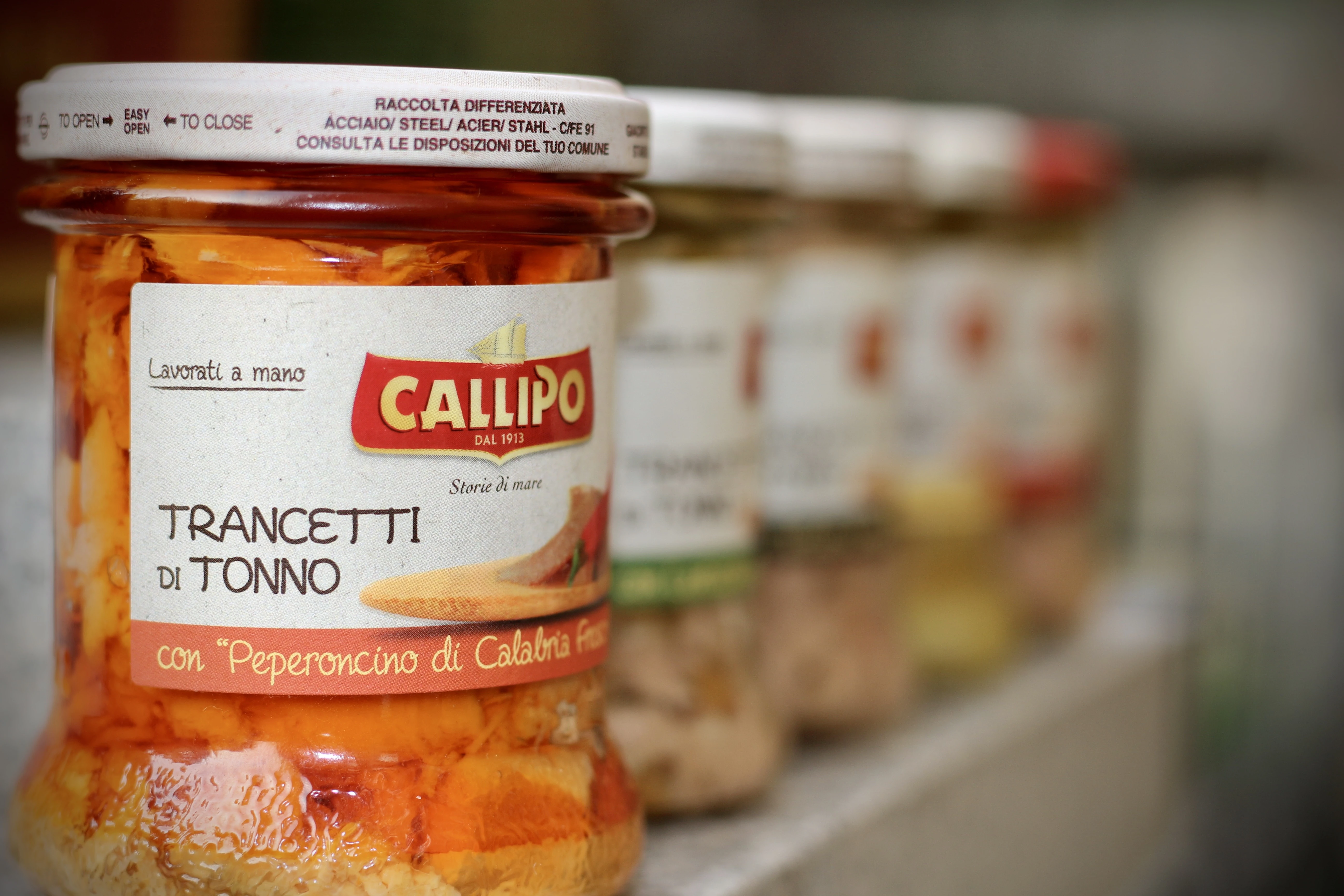 商品CALLIPO|【国内直发】卡里布•橄榄油浸•黄鳍金枪鱼罐头玻璃瓶装170克｜百年品牌｜自1926年为唯一皇室供应商【同一订单快递拍5瓶送礼盒，金枪鱼170克可混拍】,价格¥63,第1张图片