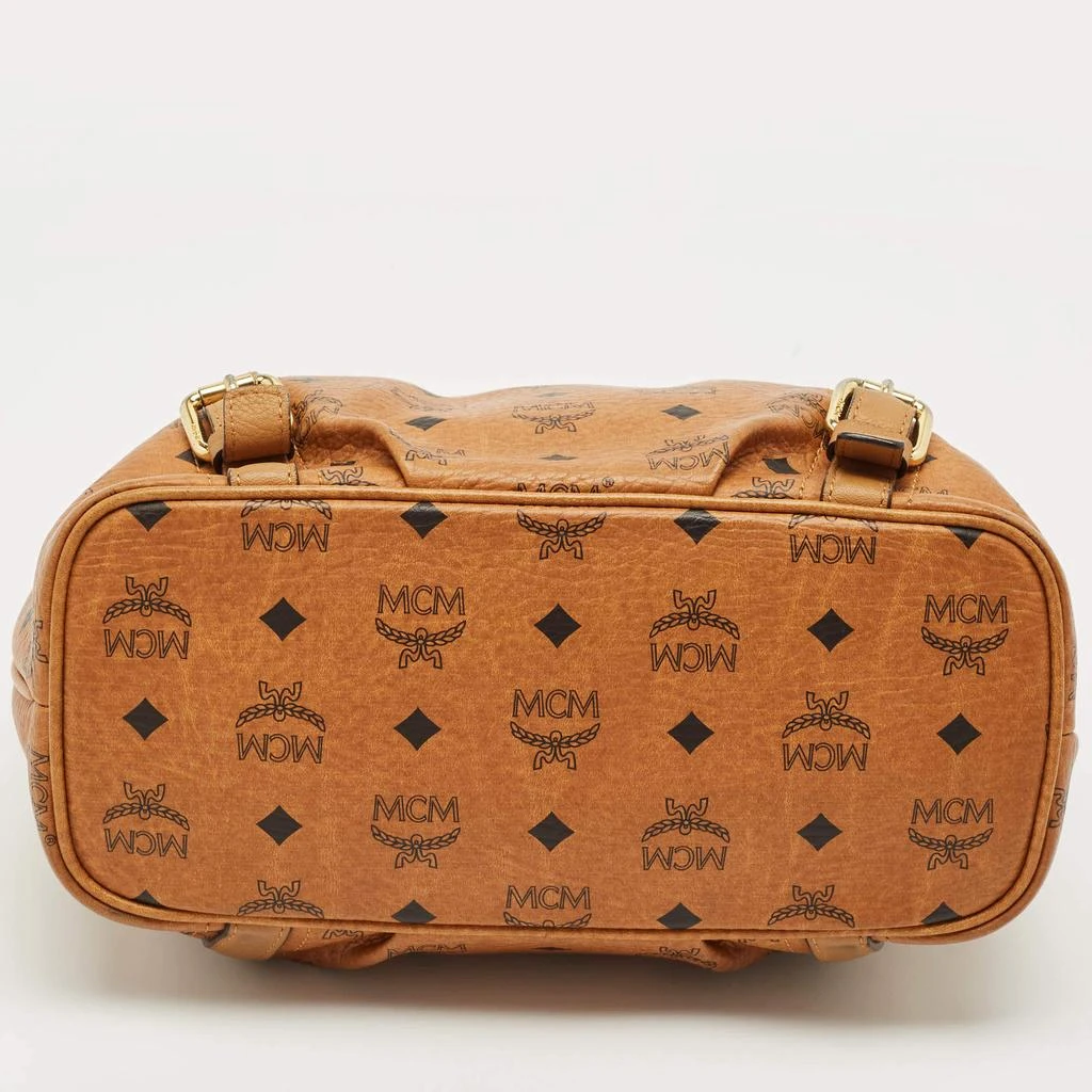 MCM Cognac Visetos Coated Canvas and Leather Top Zip Tote 商品
