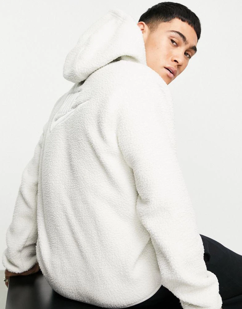 商品NIKE|Nike Sportswear Sport Essentials borg hoodie in stone,价格¥487,第2张图片详细描述