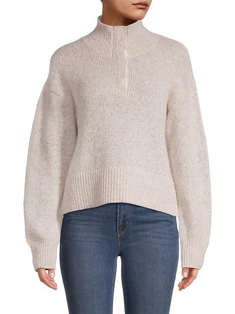 商品525 America|Boxy Snap-Front Turtleneck Sweater,价格¥944,第5张图片详细描述