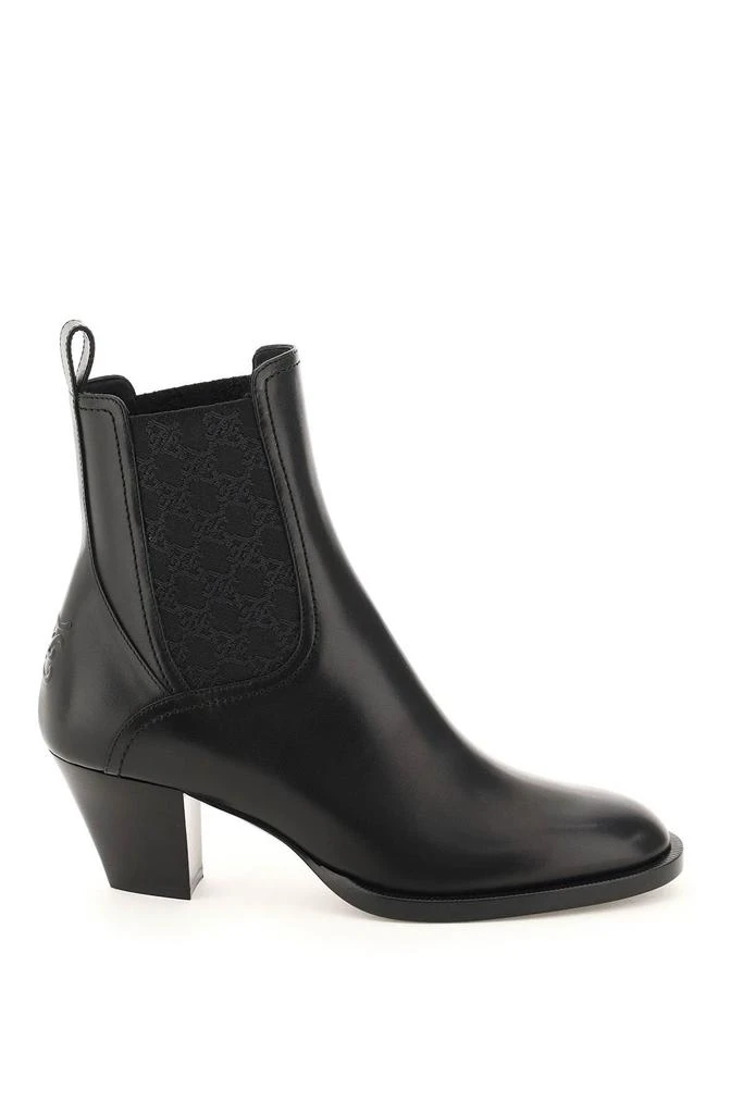 商品Fendi|KARLIGRAPHY LEATHER ANKLE BOOTS,价格¥6576,第1张图片