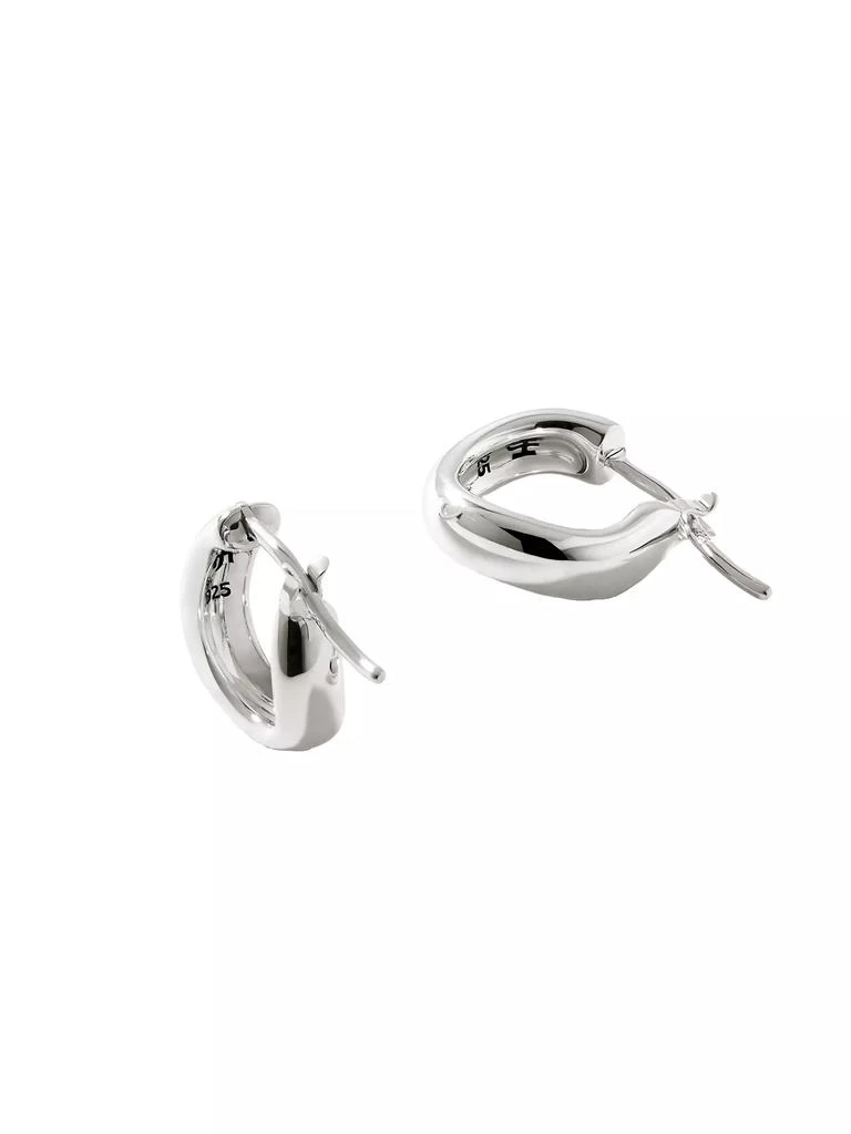 商品John Hardy|Surf Sterling Silver Extra Small Hoop Earrings,价格¥2436,第5张图片详细描述