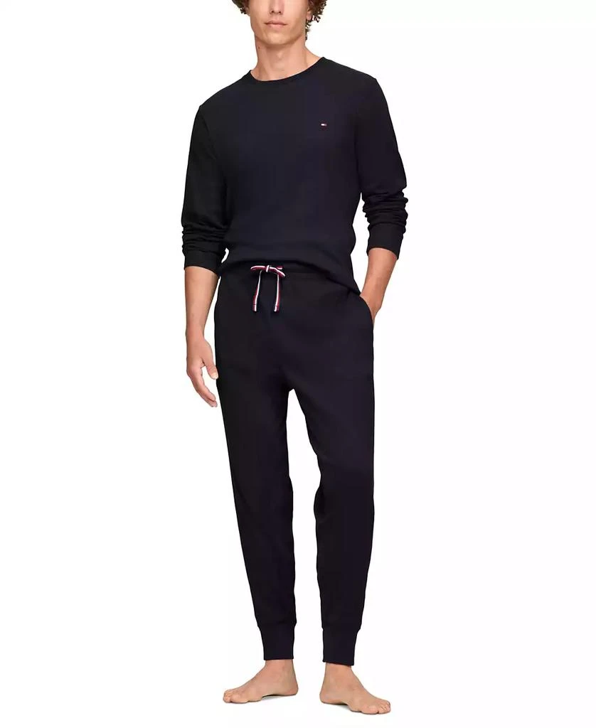 商品Tommy Hilfiger|Men's Ribbed Jogger Pajama Pants,价格¥175,第4张图片详细描述