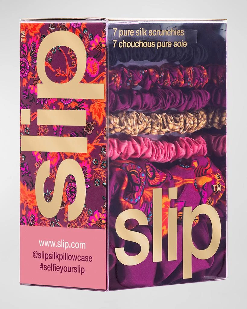 商品Slip|Super Bloom Mega Pure Silk Scrunchies Set,价格¥278,第3张图片详细描述