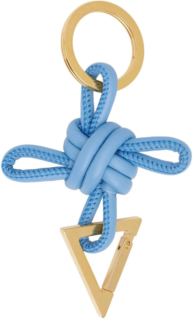 商品Bottega Veneta|Blue Triangle Key Ring,价格¥3068,第2张图片详细描述