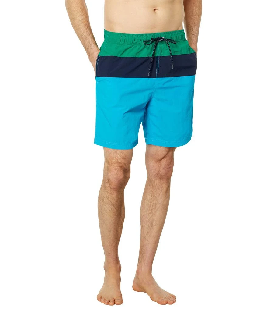 商品Nautica|8" Color-Block Quick-Dry Swim,价格¥296,第1张图片