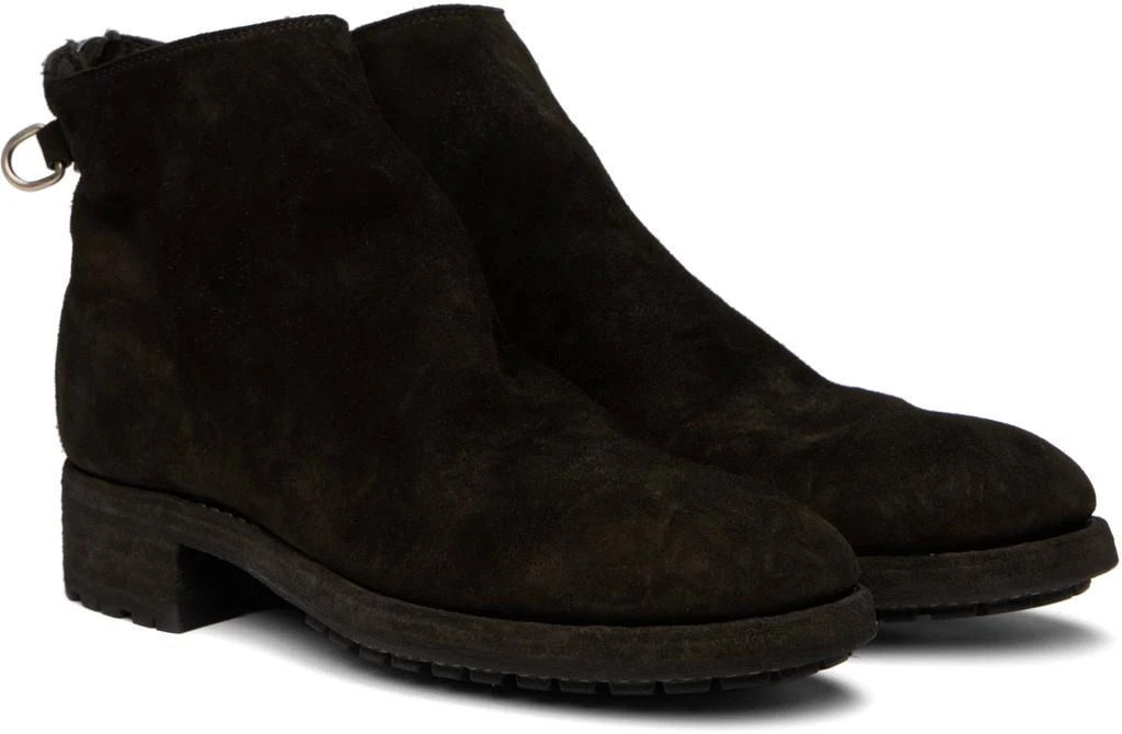 商品UNDERCOVER|Black Guidi Edition UC1E4F01 Boots,价格¥7509,第4张图片详细描述