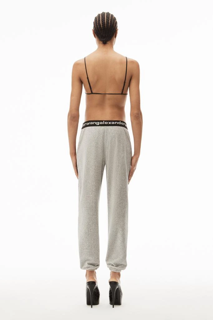 商品Alexander Wang|LOGO ELASTIC JOGGER IN STRETCH CORDUROY,价格¥2214,第5张图片详细描述