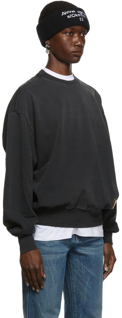 Black Relaxed Sweatshirt商品第2张图片规格展示