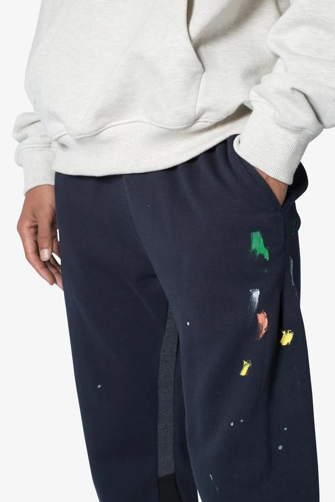 Contrast Bootcut Sweatpants - Navy 商品