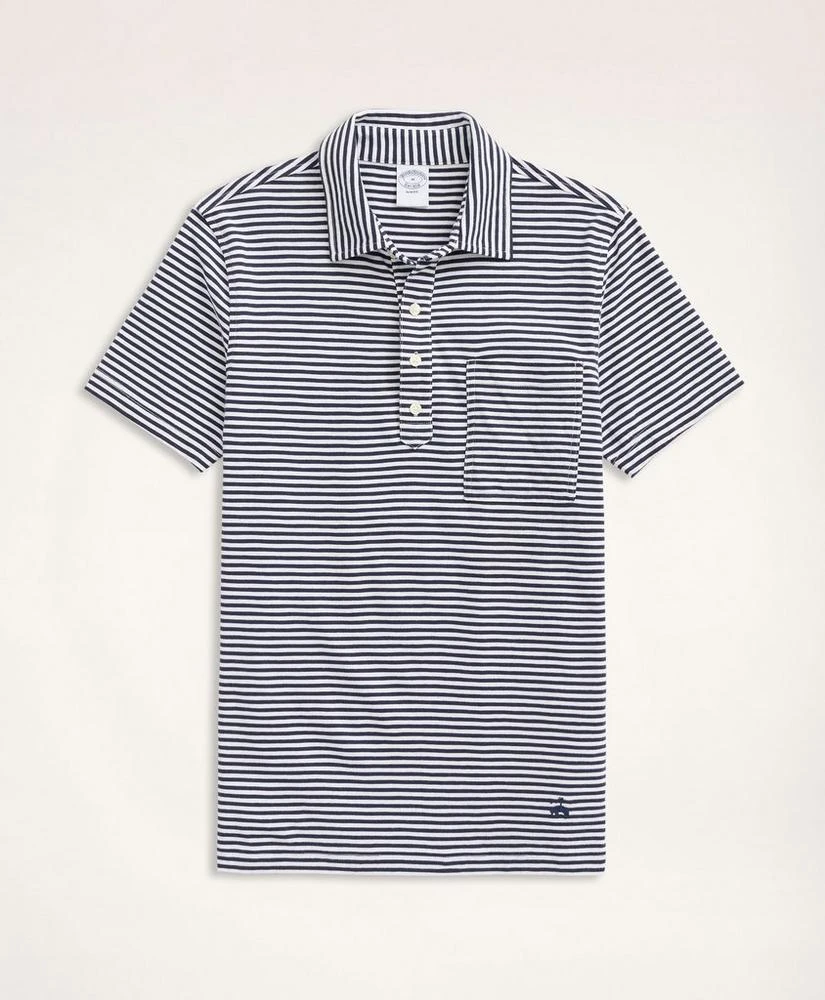 商品Brooks Brothers|Vintage Jersey Feeder Stripe Polo Shirt,价格¥300,第1张图片详细描述