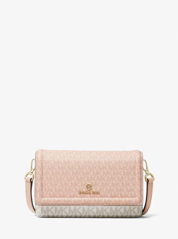 商品Michael Kors|Jet Set Small Two-Tone Logo Smartphone Crossbody Bag,价格¥1176,第1张图片