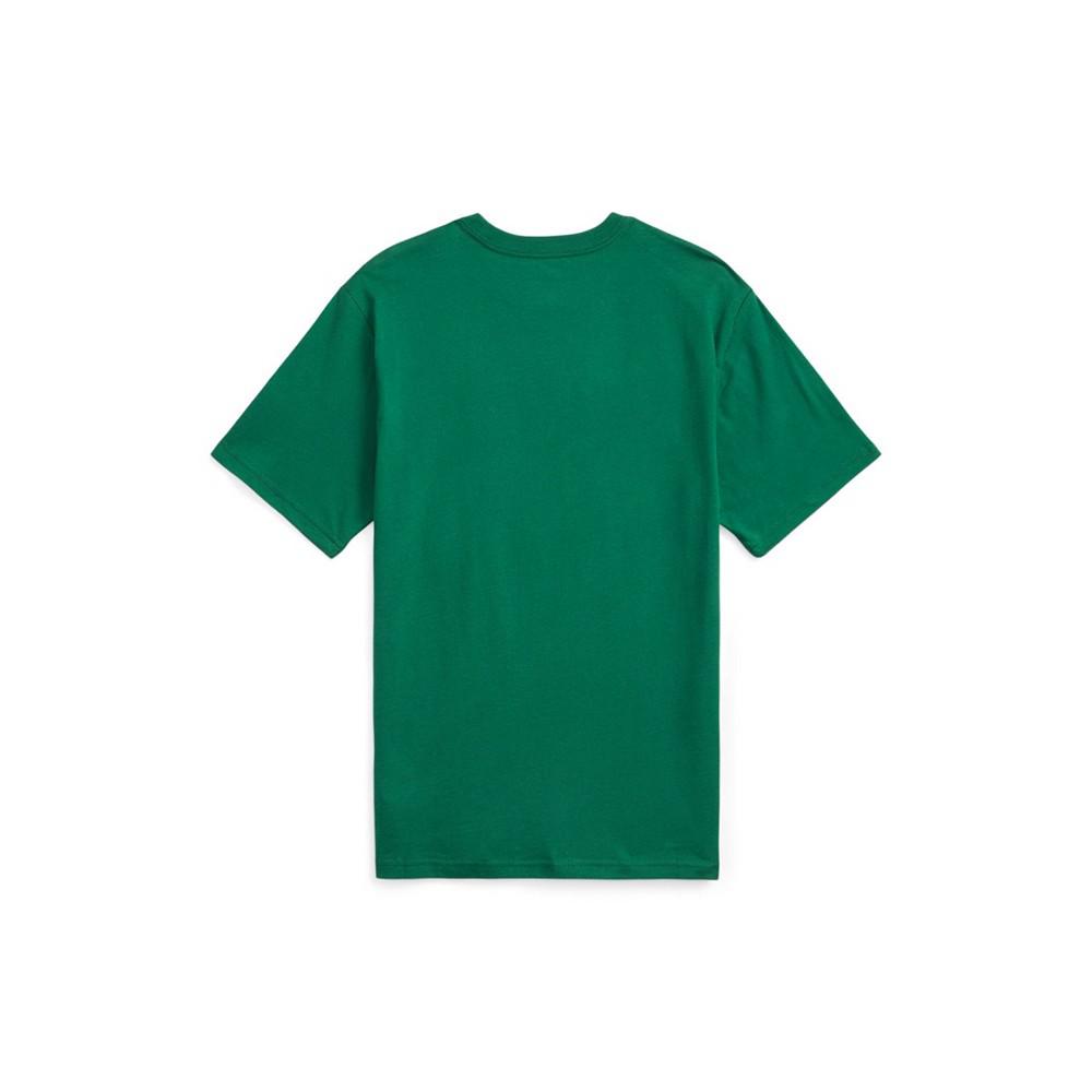 Big Boys Bear Short Sleeves Cotton Jersey T-shirt商品第2张图片规格展示
