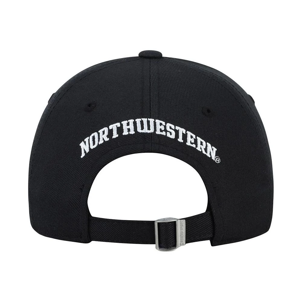 商品Under Armour|Men's Black Northwestern Wildcats Classic Structured Adjustable Hat,价格¥178,第4张图片详细描述
