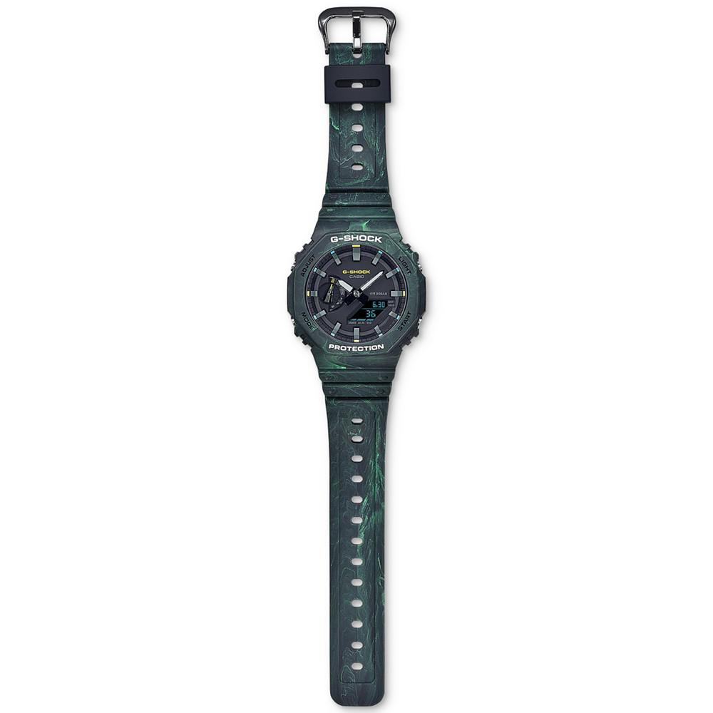 Men's Analog Digital Green Resin Strap Watch 45mm商品第3张图片规格展示