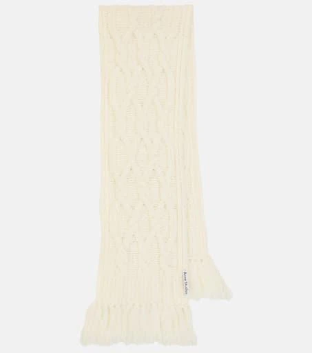 商品Acne Studios|绞花针织羊毛混纺围巾,价格¥1544,第1张图片