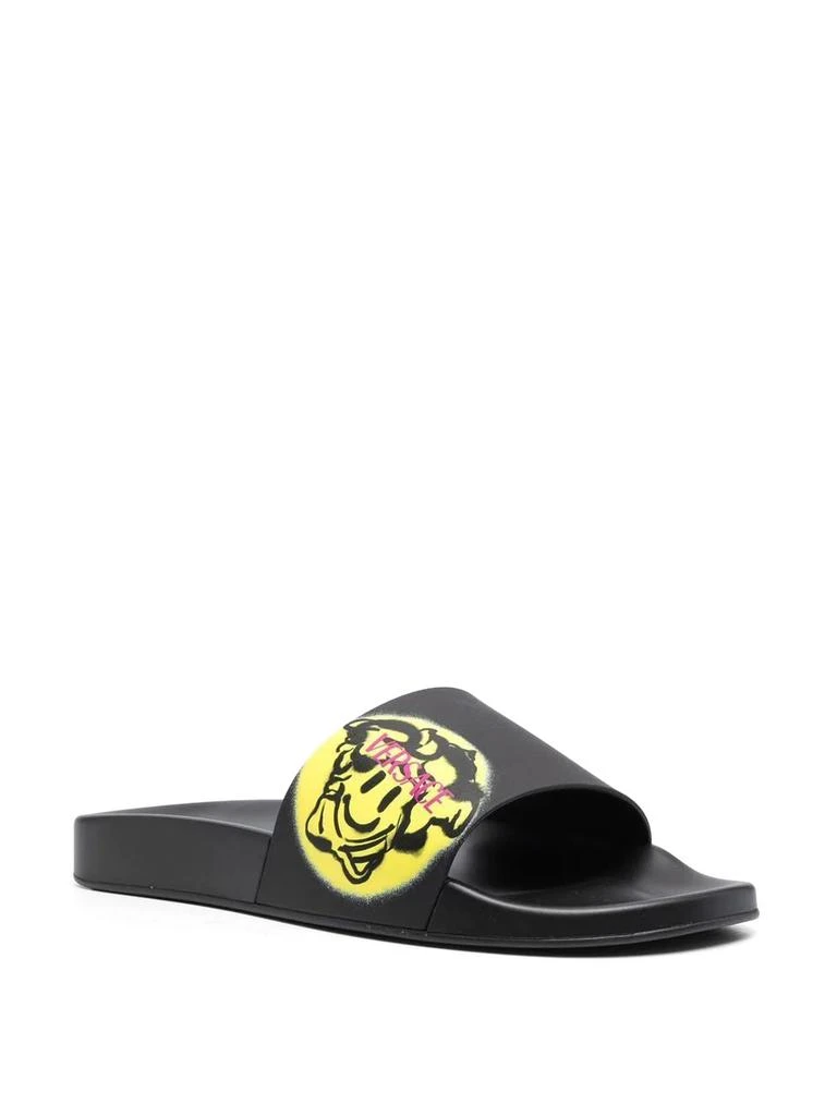 商品Versace|Medusa Smiley Slide Sandal,价格¥2326,第3张图片详细描述
