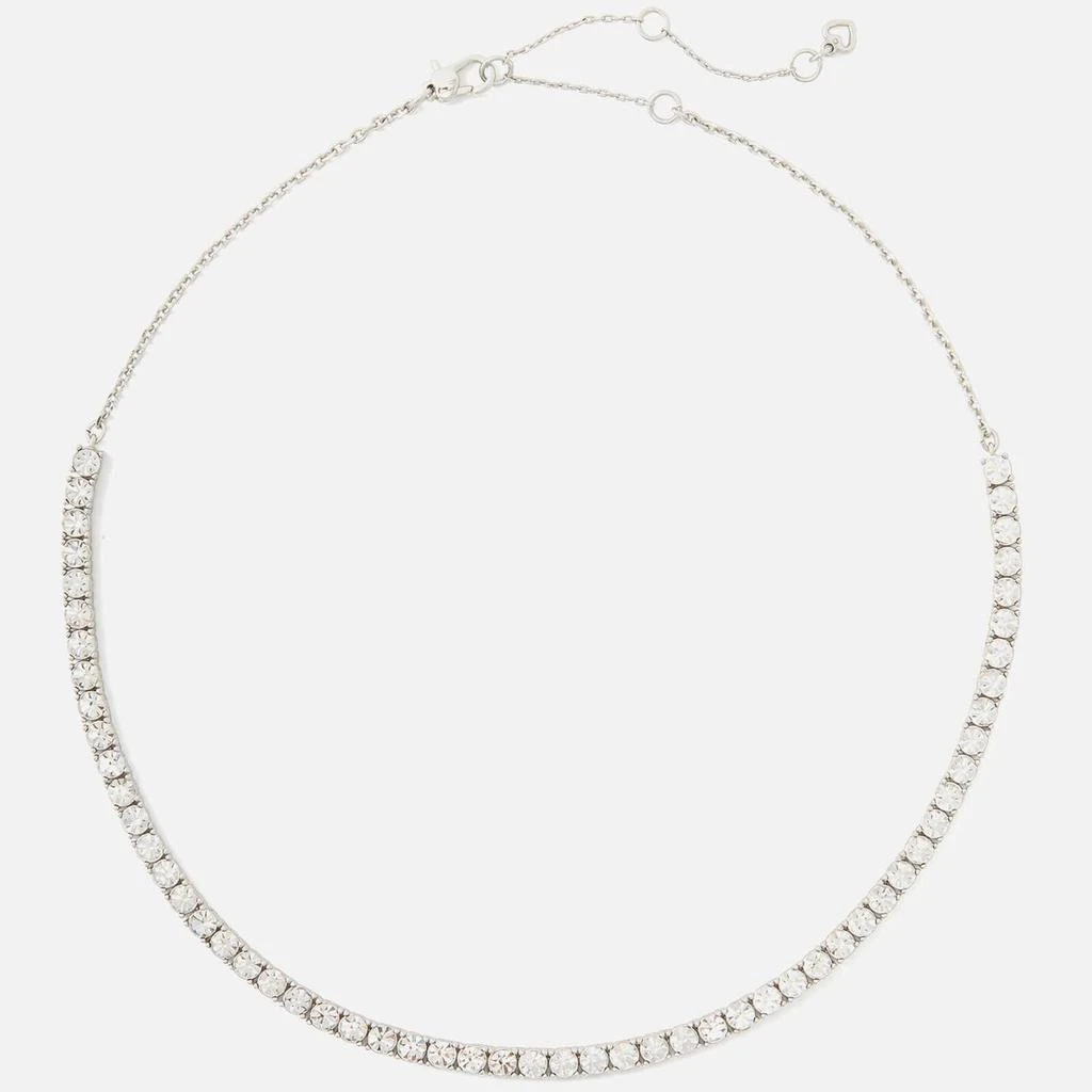 商品Kate Spade|Kate Spade New York Women's Tennis Necklace - Clear/Silver,价格¥798,第1张图片