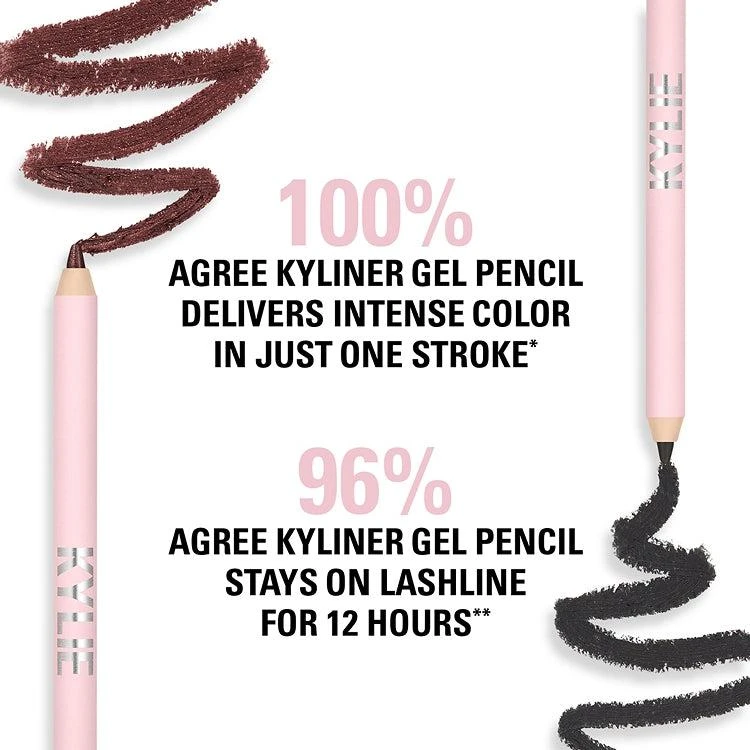 商品Kylie Cosmetics|Shimmery Black Gel Eyeliner Pencil,价格¥112,第4张图片详细描述