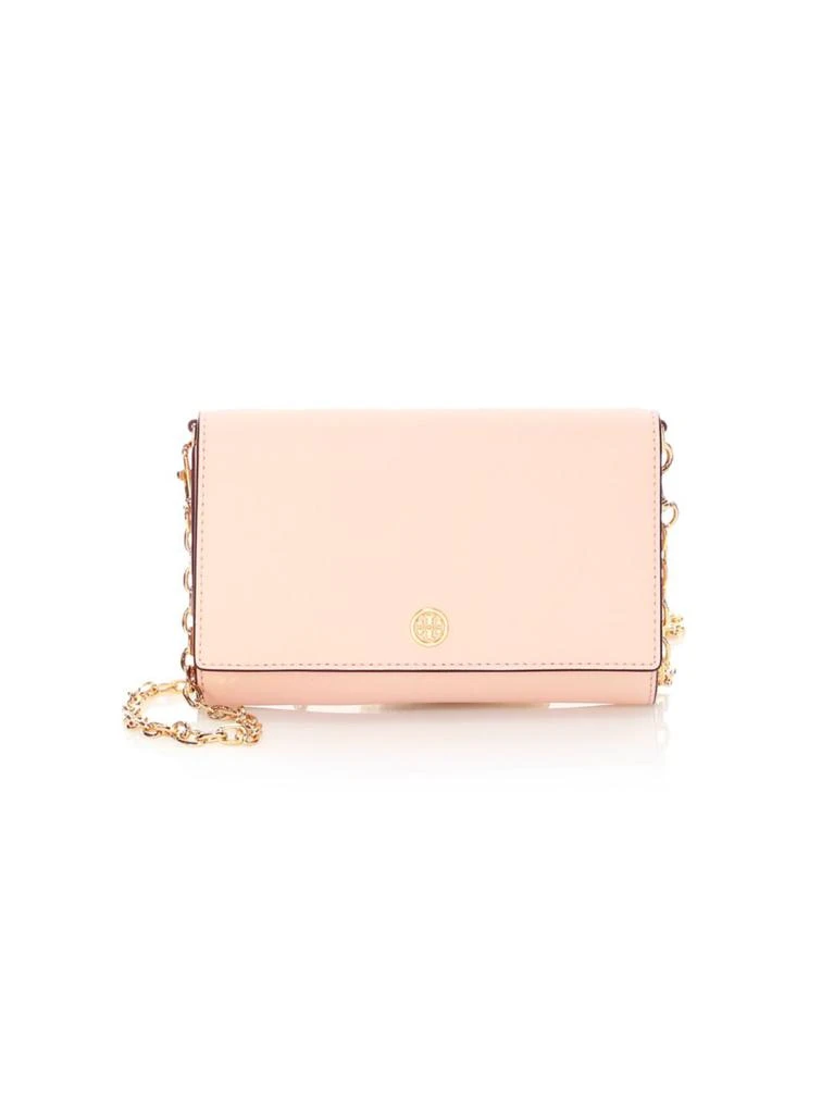 商品Tory Burch|Robinson Leather Wallet-On-Chain,价格¥2235,第1张图片