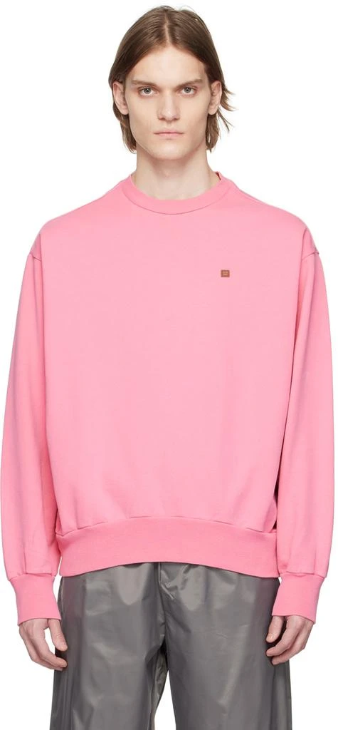 商品Acne Studios|Pink Relaxed-Fit Sweatshirt,价格¥992,第1张图片