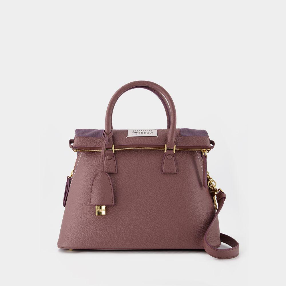 商品MAISON MARGIELA|5Ac Classic Medium Bag in Pink Leather,价格¥21475,第1张图片