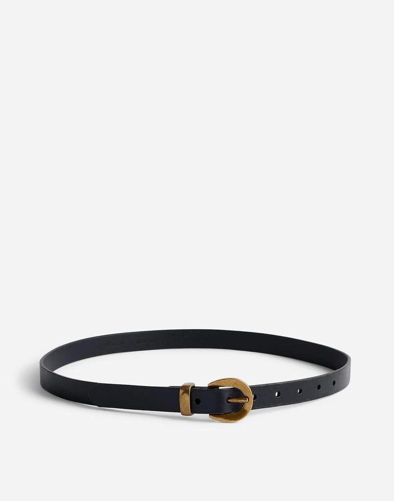 商品Madewell|Chunky Buckle Skinny Leather Belt,价格¥291,第1张图片