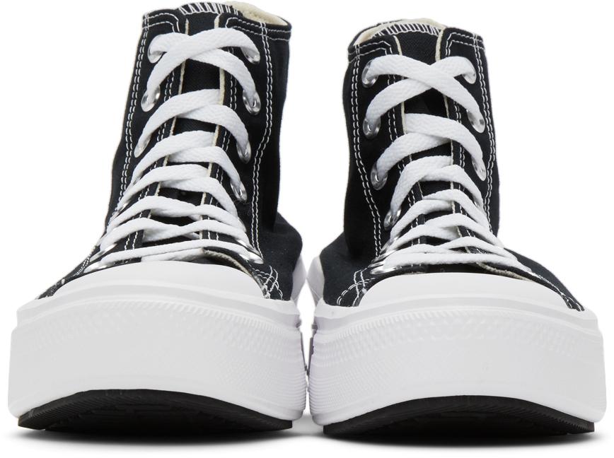 Black & White Chuck Taylor All Star Move High Sneakers商品第2张图片规格展示