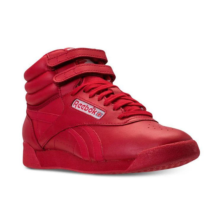 商品Reebok|Women's Freestyle High Top Spirit Casual Sneakers from Finish Line,价格¥561,第1张图片