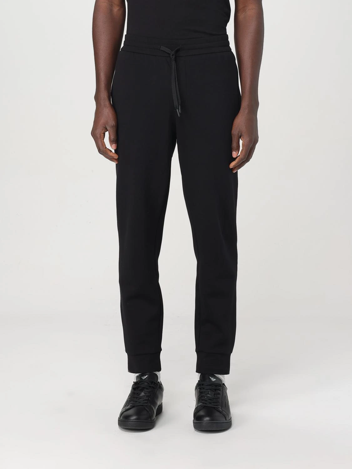 商品【商品预售7天】 Armani Exchange|Armani Exchange 男士休闲裤 XM000373AF10818UC001 黑色,价格¥918,第1张图片