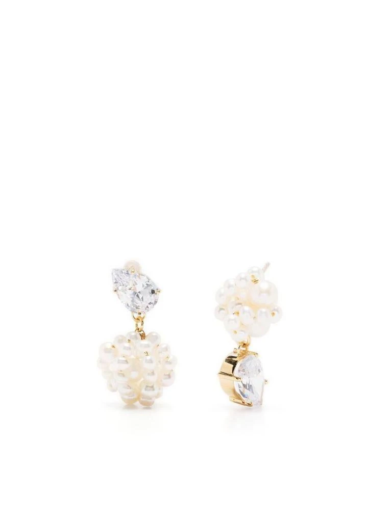 商品COMPLETED WORKS|COMPLETED WORKS RECYCLED SILVER EARRINGS W/ FWP, ZIRCONIA ACCESSORIES,价格¥2216,第1张图片
