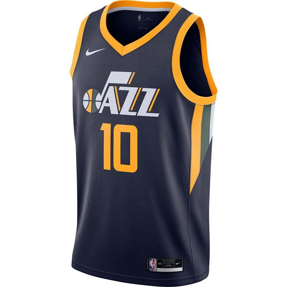 商品NIKE|Men's Mike Conley Navy Utah Jazz 2020/21 Swingman Jersey - Icon Edition,价格¥653,第2张图片详细描述