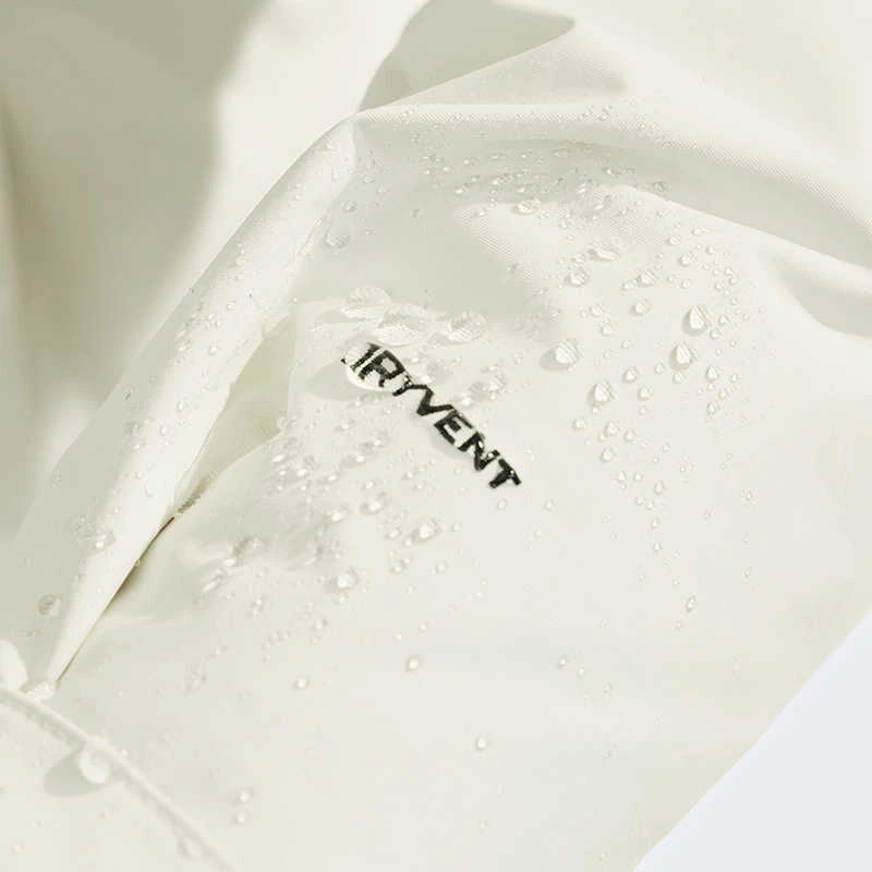 商品[国内直发] The North Face|北面  城市户外系列 品牌logo时尚夹羽绒内胆连帽长袖  防水防风透气冲锋衣 女款 沙丘白,价格¥3535,第5张图片详细描述