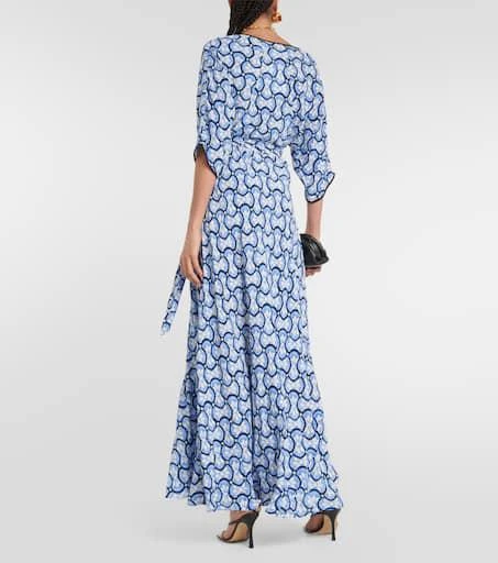 商品Diane von Furstenberg|印花中长连衣裙,价格¥3416,第3张图片详细描述