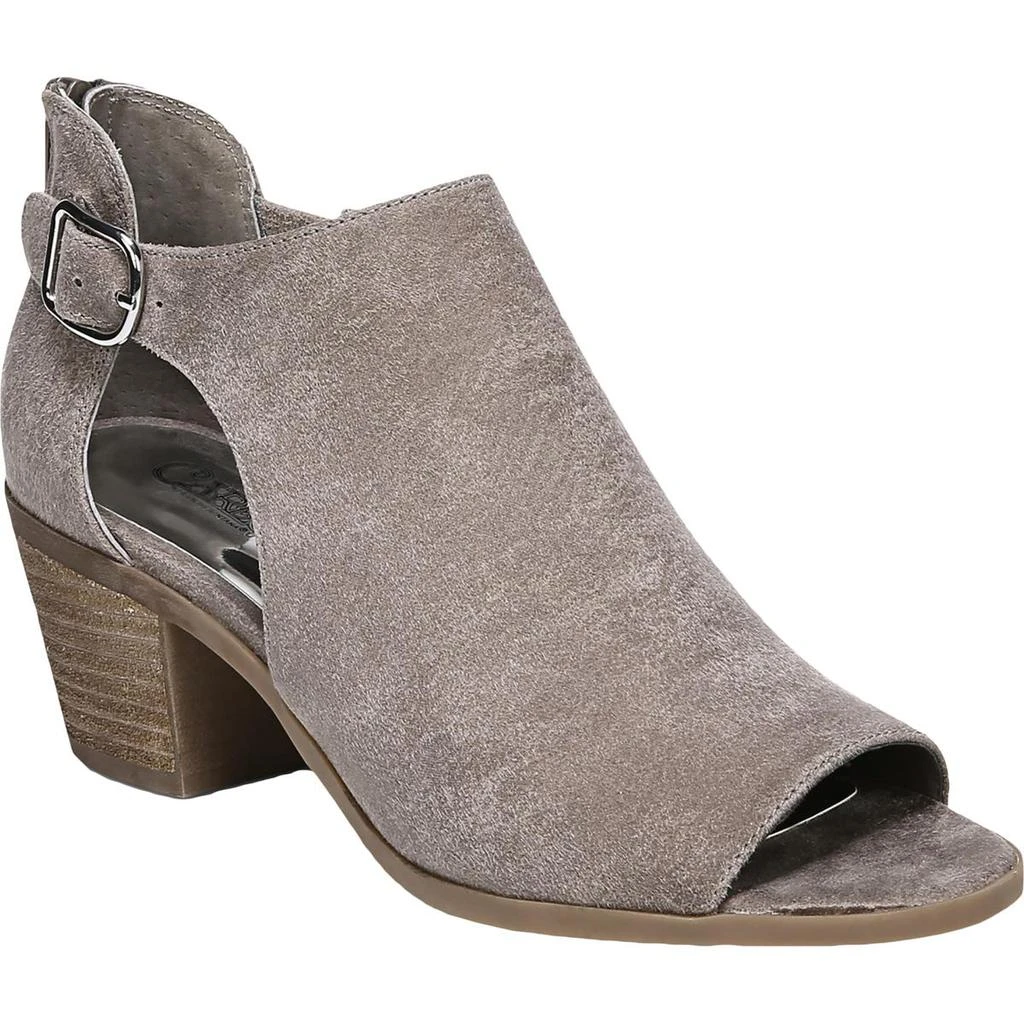 商品CARLOS by Carlos Santana|Carlos by Carlos Santana Womens Della  Faux Leather Peep Toe Ankle Boots,价格¥154,第2张图片详细描述