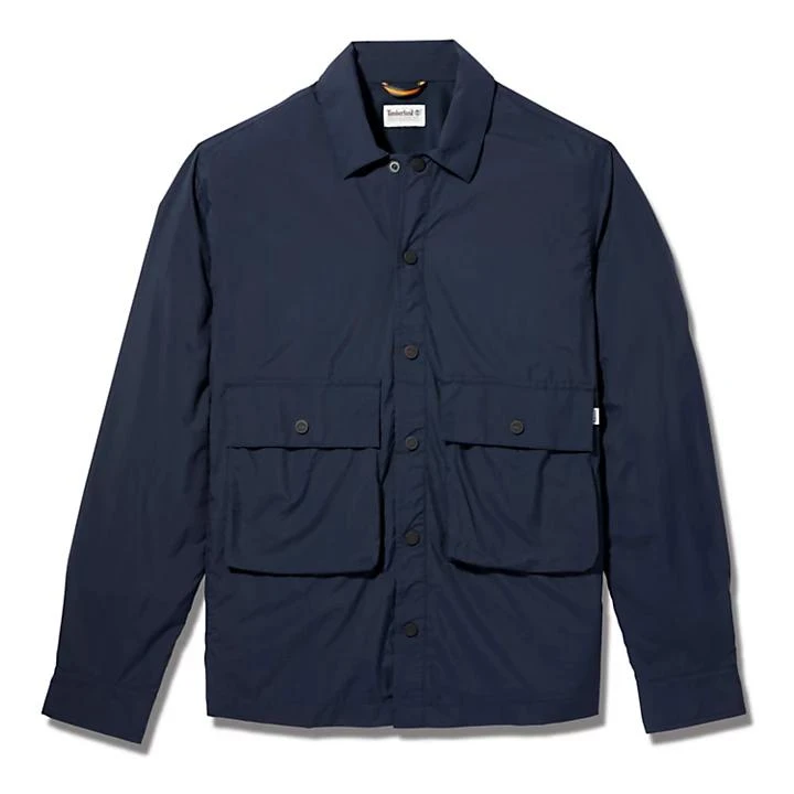 商品Timberland|Solid Shirt Jacket for Men in Navy,价格¥806,第5张图片详细描述