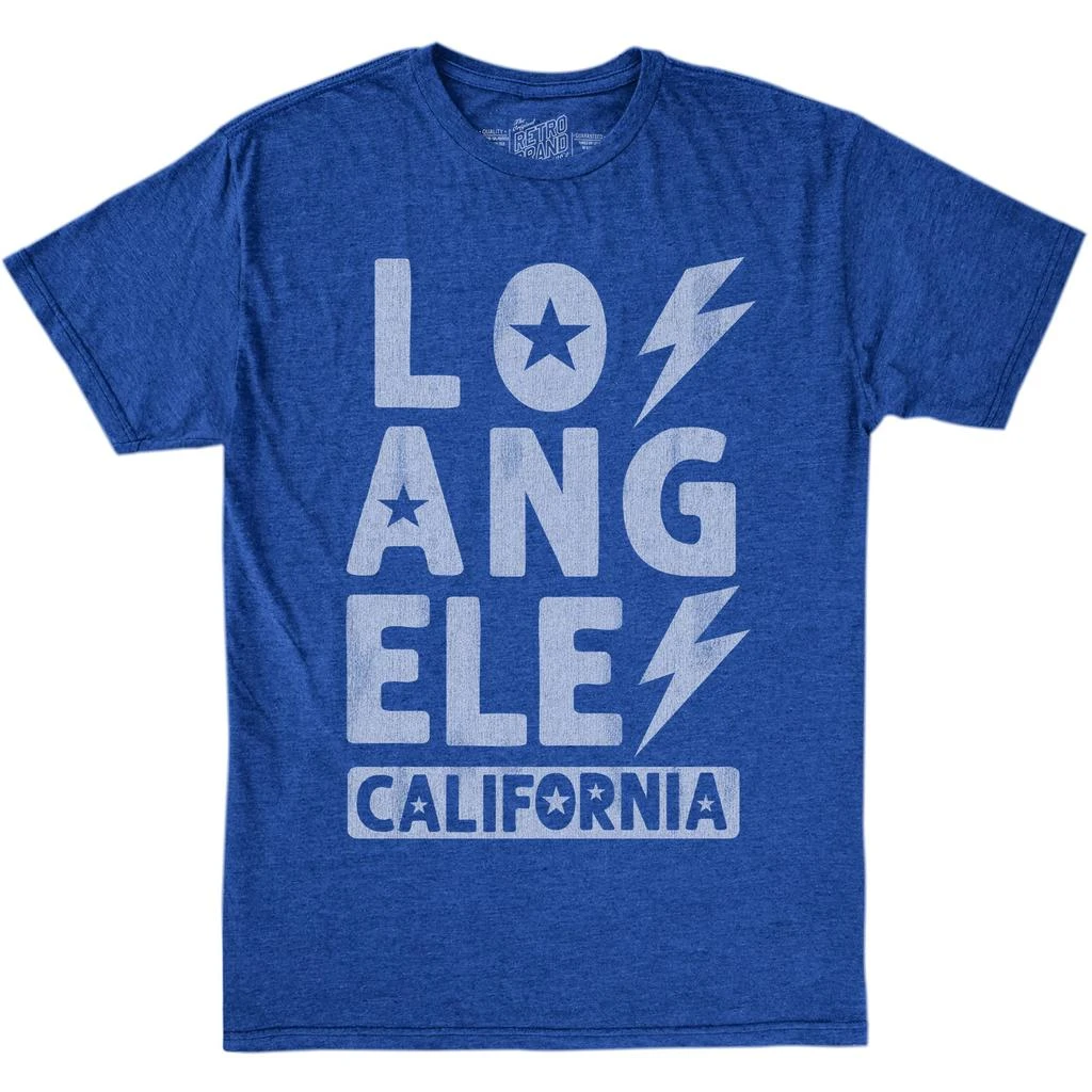 商品The Original Retro Brand|Heathered Los Angeles Crew Neck Tee (Big Kids),价格¥68,第1张图片
