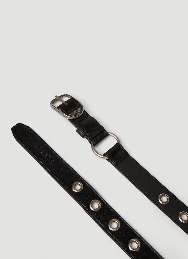 商品Balenciaga|Le Cagole Charm Belt in Black,价格¥2968,第5张图片详细描述