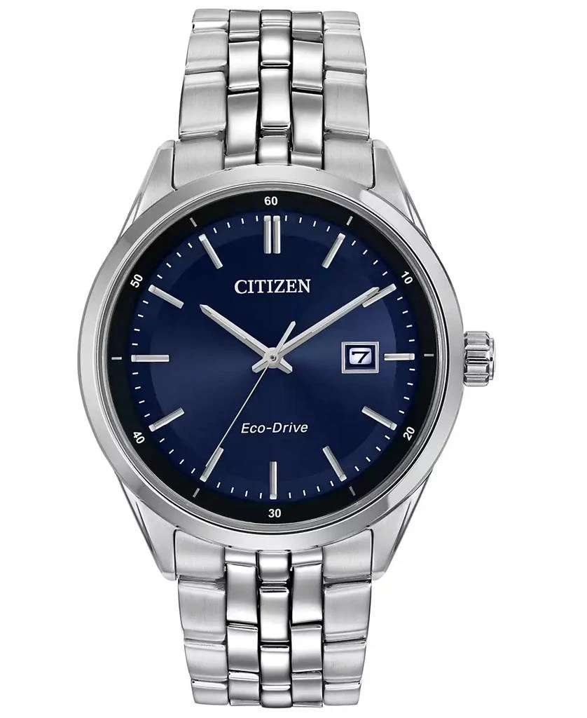 商品Citizen|Men's Eco-Drive Stainless Steel Bracelet Watch 41mm BM7251-53L,价格¥2258,第1张图片