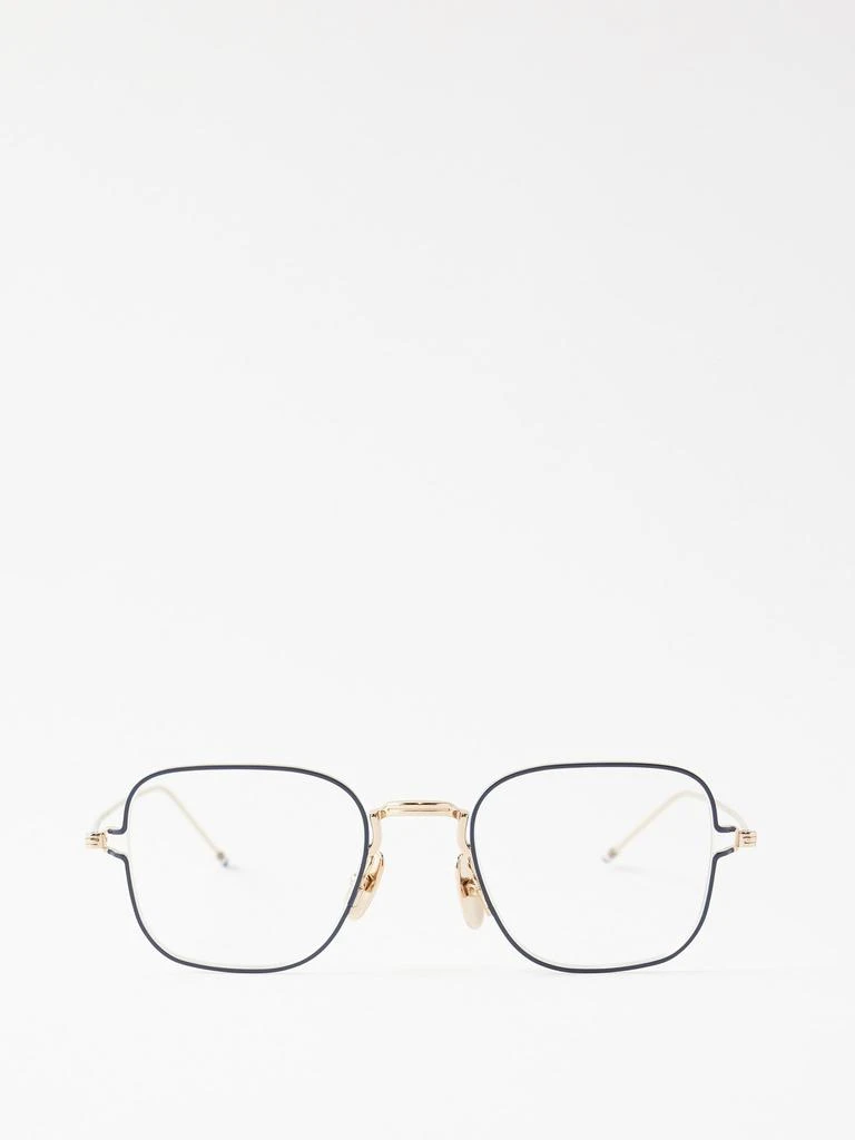 商品Thom Browne|Square titanium glasses,价格¥3270,第2张图片详细描述