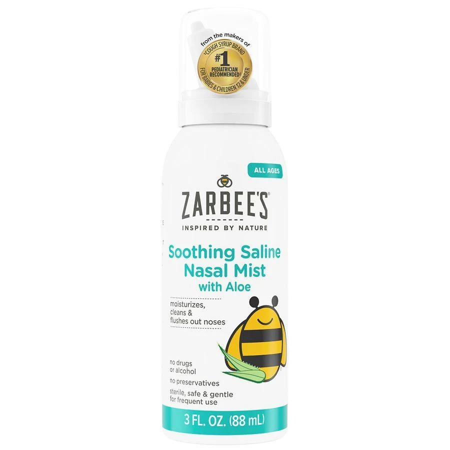商品ZarBee's Naturals|含芦荟不含香料的舒缓盐水鼻雾 ,价格¥73,第1张图片