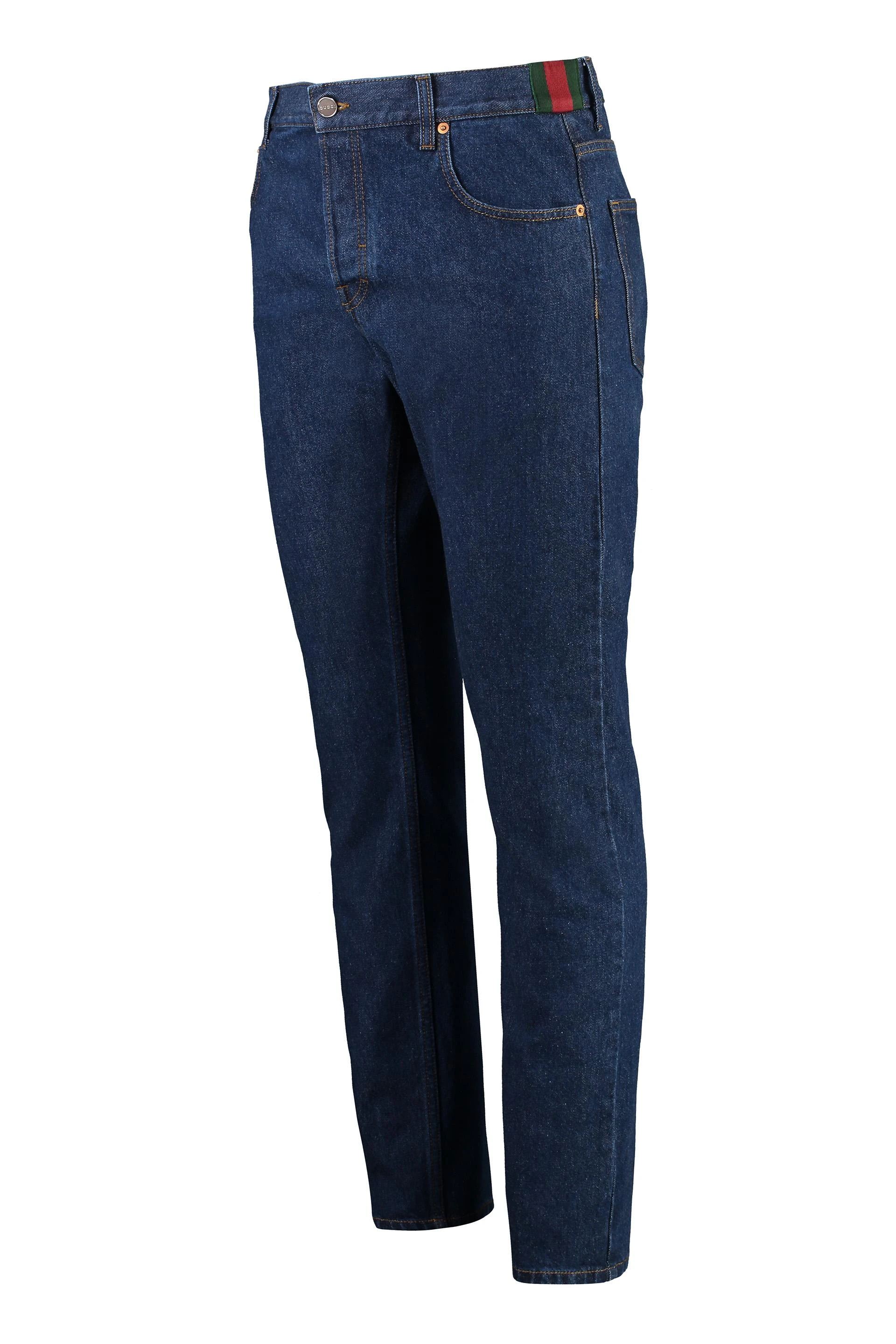 商品Gucci|Gucci 男士牛仔裤 796474XDC284759 黑色,价格¥5417,第5张图片详细描述