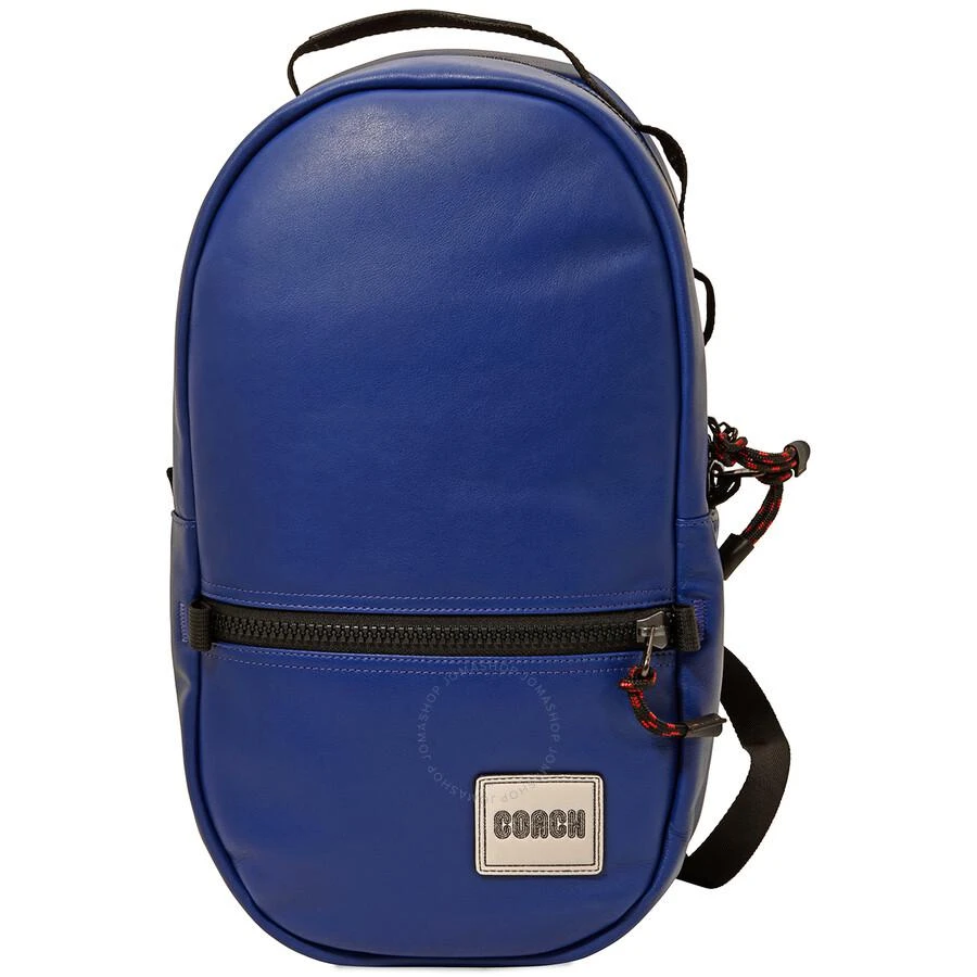 商品Coach|Pacer Backpack With Coach Patch-Blue,价格¥1478,第1张图片