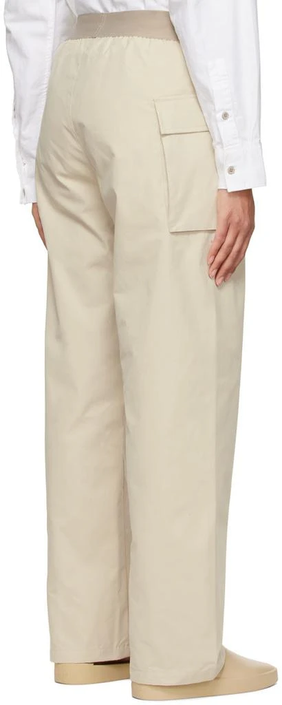 商品Essentials|Beige Cotton Trousers,价格¥318,第3张图片详细描述